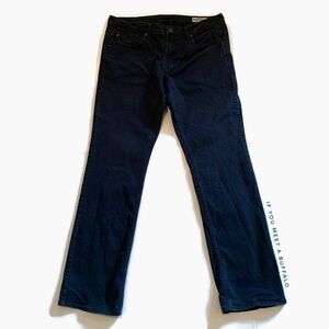 Buffalo David Bitton Jeans Mens 36X34 Sam-X Slim Straight Leg Dark Wash Stretch